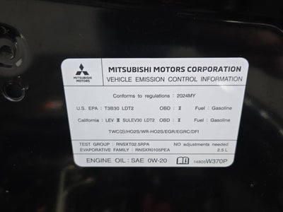 2024 Mitsubishi OUTLANDER SE BLACK EDITION FWD