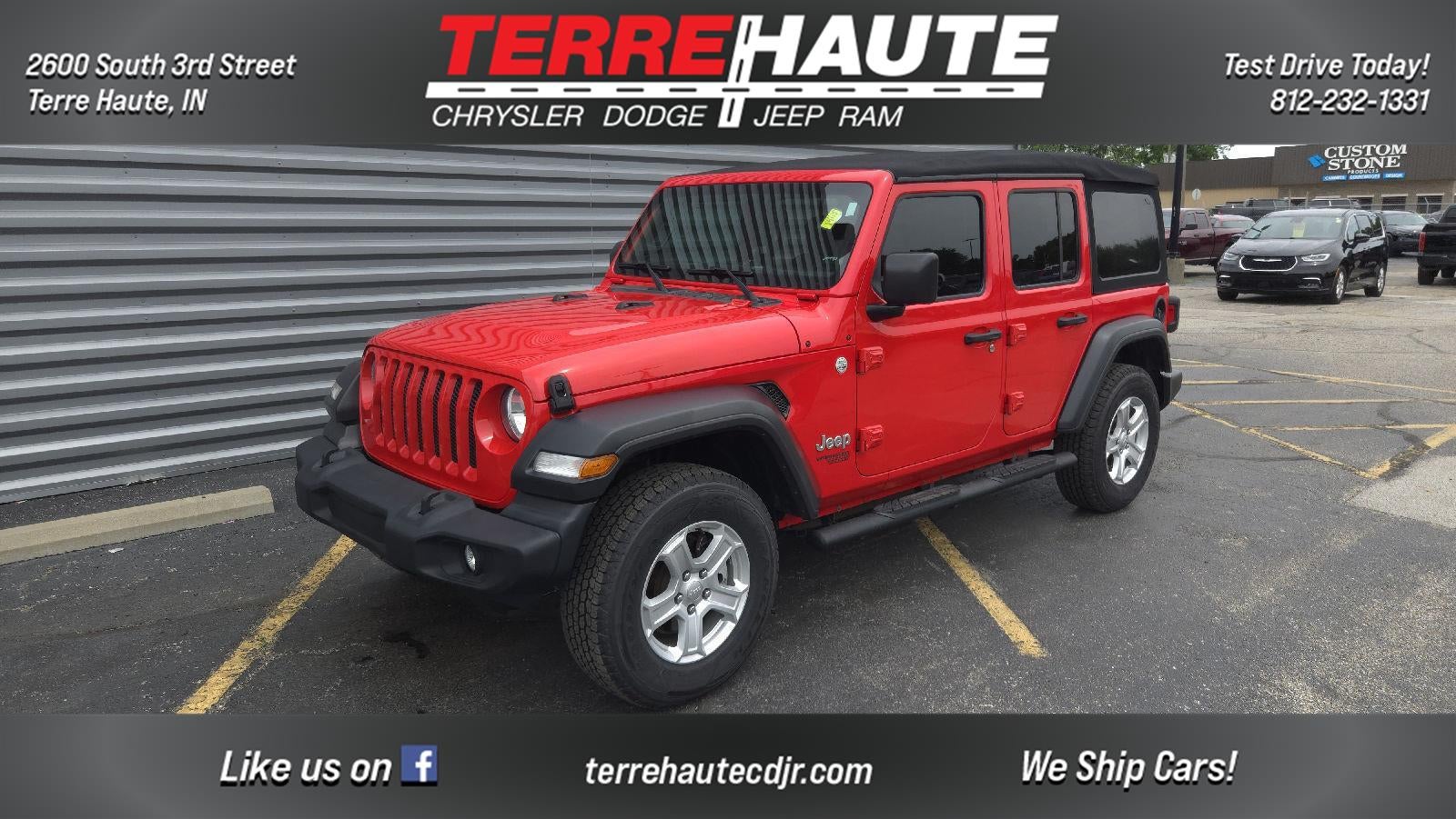 2019 Jeep Wrangler Unlimited Sport S